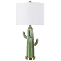 Crestview Collection EVAP2545 Evolution 26 inch Green Table Lamp Portable Light  thumb